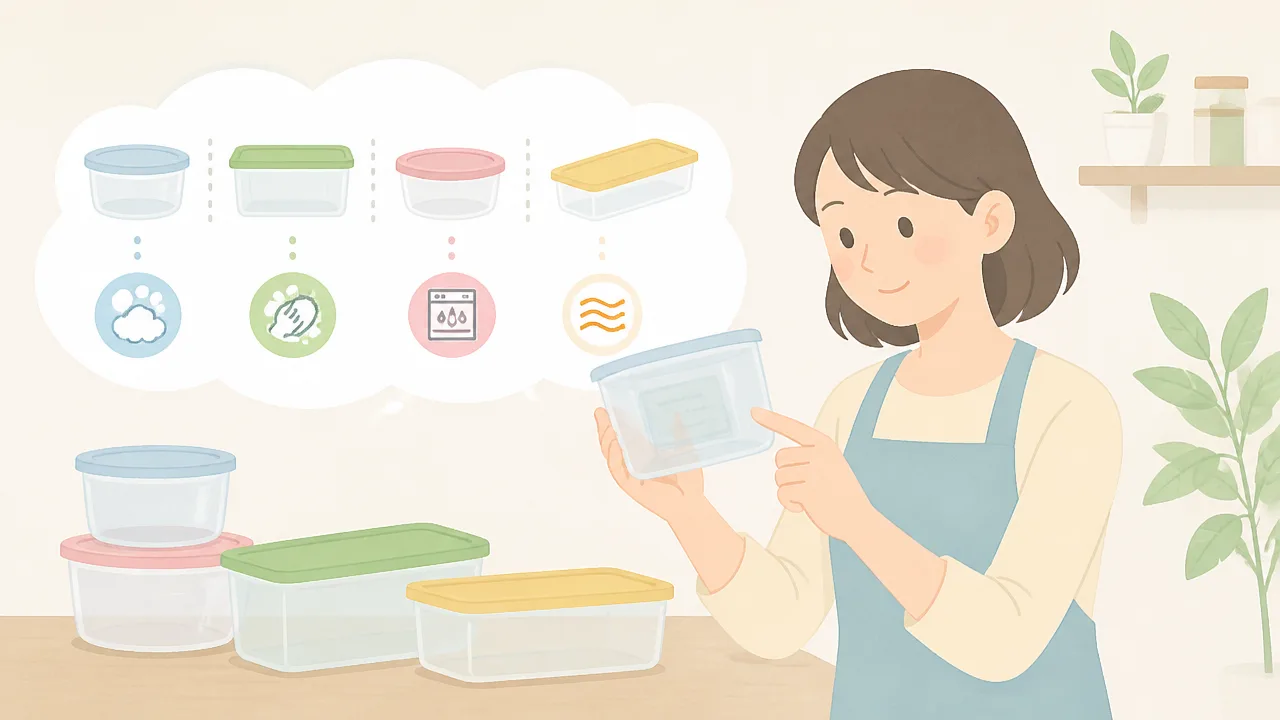 タッパーの油でベタベタが落ちないときの簡単な洗い方と予防法