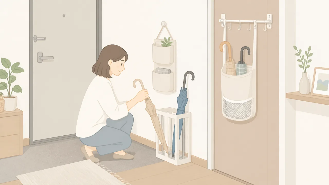 狭い玄関の傘収納アイデア|すっきり整う選び方と工夫